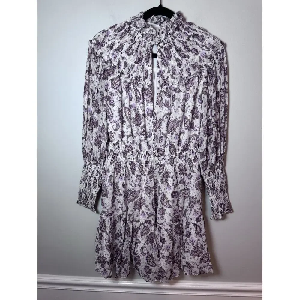 Nicholas Abbey Mock Neck Mini Dress Sz 6 NWT
